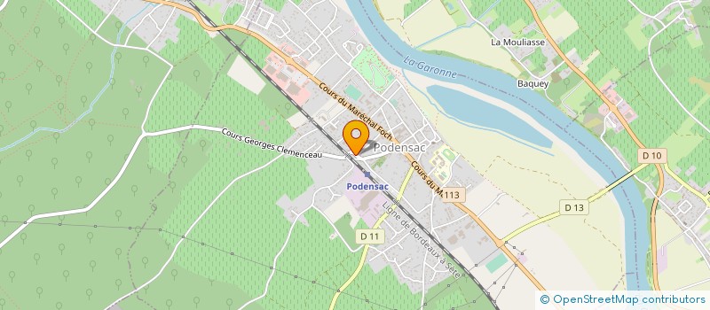 localisation de l'entreprise MADAME NATHALIE HAHN  PODENSAC