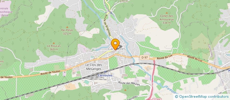 localisation de l'entreprise MADAME NATHALIE HAIRON  CARNOULES