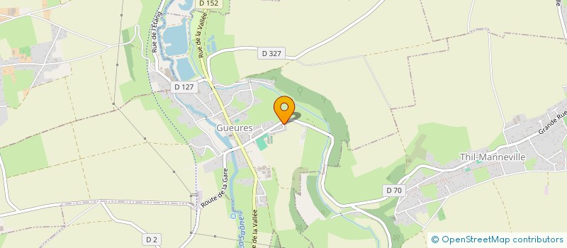 localisation de l'entreprise MADAME NATHALIE HAMEL  GUEURES