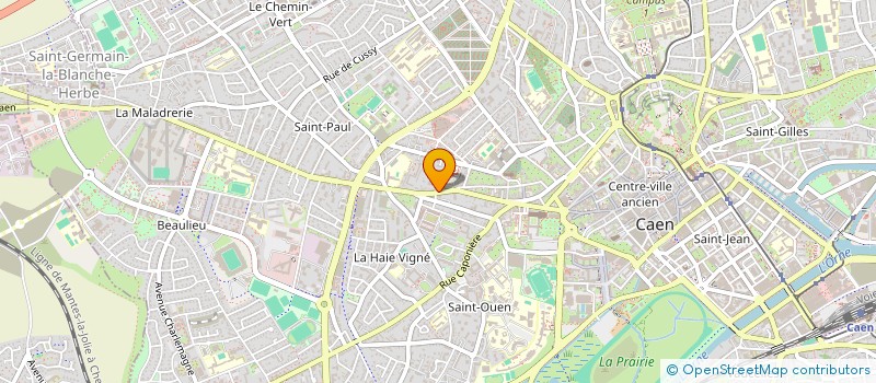localisation de l'entreprise MADAME NATHALIE HAMON à CAEN