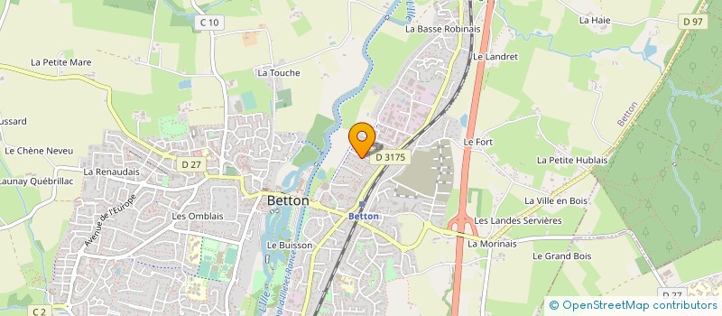 localisation de l'entreprise MADAME NATHALIE HAMON  BETTON