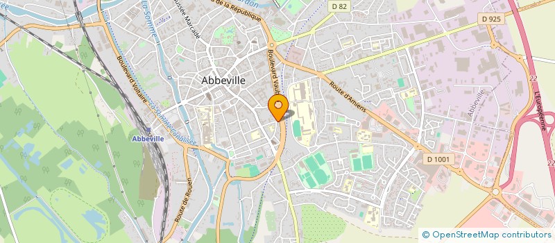 localisation de l'entreprise MADAME NATHALIE HAMON à ABBEVILLE
