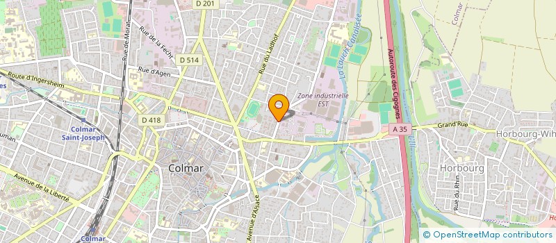 localisation de l'entreprise MADAME NATHALIE HANARD  COLMAR