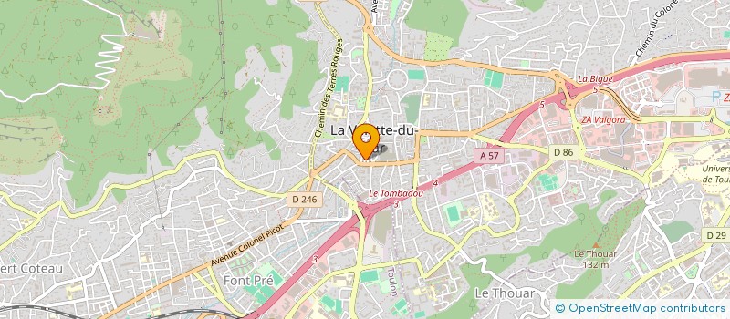 localisation de l'entreprise MADAME NATHALIE HARABI à LA VALETTE-DU-VAR