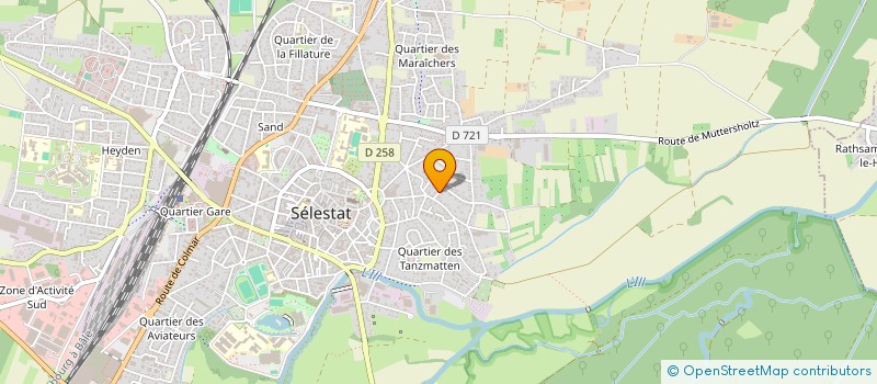 localisation de l'entreprise MADAME NATHALIE HARTMANN  MUTTERSHOLTZ