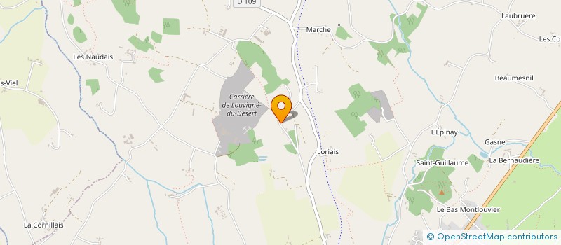 localisation de l'entreprise MADAME NATHALIE HATTE à LOUVIGNE-DU-DESERT