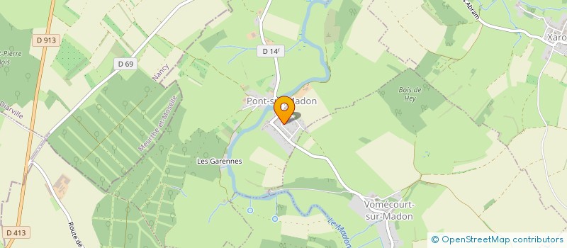 localisation de l'entreprise MADAME NATHALIE HECK  PONT-SUR-MADON