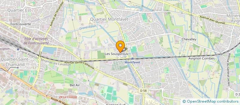 localisation de l'entreprise MADAME NATHALIE HEGO  AVIGNON