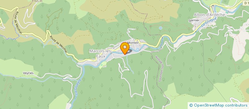 localisation de l'entreprise MADAME NATHALIE HEITZ  MARCOLS-LES-EAUX