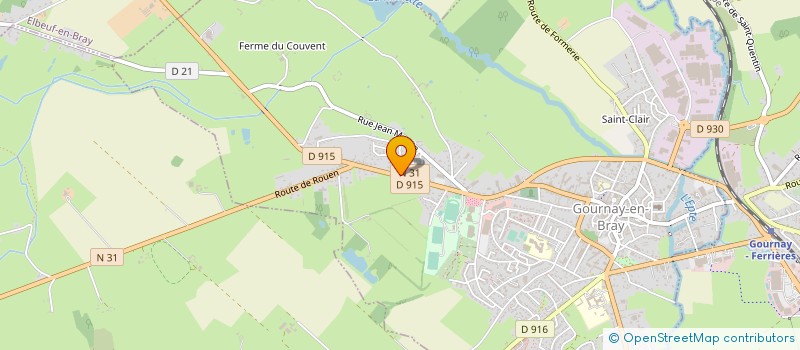 localisation de l'entreprise MADAME NATHALIE HELFENFINGER à GOURNAY-EN-BRAY