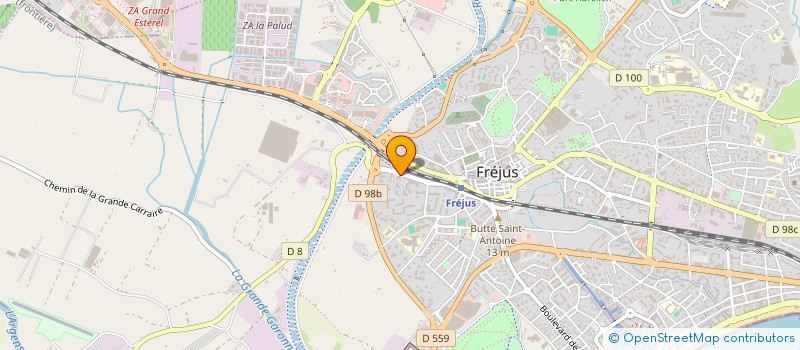 localisation de l'entreprise MADAME NATHALIE HELIOT à FREJUS