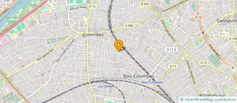 localisation de l'entreprise MADAME NATHALIE HENRIOT à COLOMBES