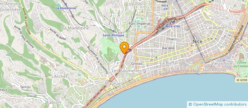 localisation de l'entreprise MADAME NATHALIE HENRY à NICE