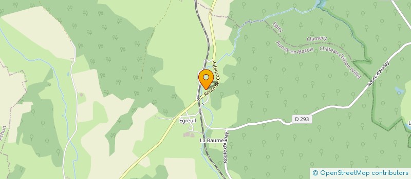 localisation de l'entreprise MADAME NATHALIE HENRY  AUNAY-EN-BAZOIS