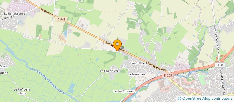 localisation de l'entreprise MADAME NATHALIE HERAUD à SALLERTAINE