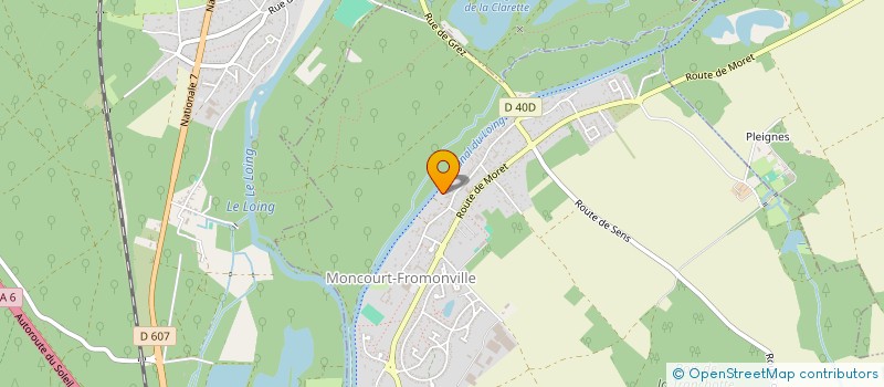 localisation de l'entreprise MADAME NATHALIE HERAULT  MONTCOURT-FROMONVILLE