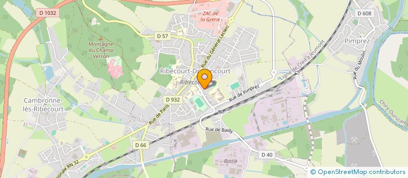 localisation de l'entreprise MADAME NATHALIE HERBAIN à RIBECOURT-DRESLINCOURT