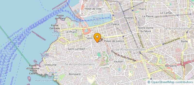 localisation de l'entreprise MADAME NATHALIE HERMAN à MARSEILLE