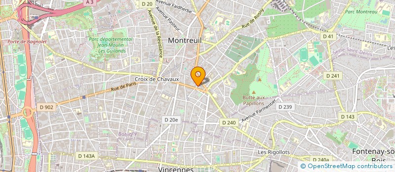 localisation de l'entreprise MADAME NATHALIE HEROUT à MONTREUIL