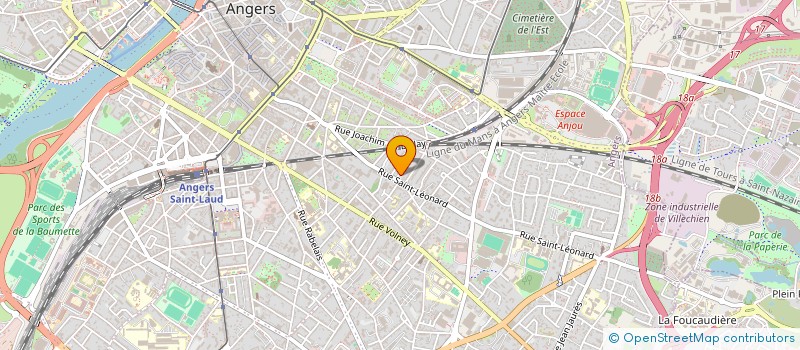 localisation de l'entreprise MADAME NATHALIE HERTER à ANGERS