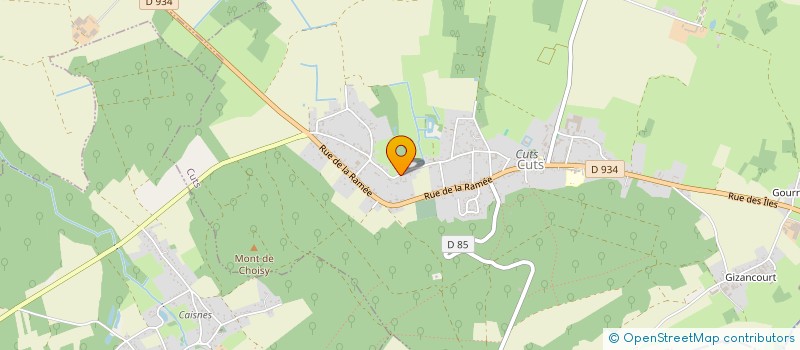 localisation de l'entreprise MADAME NATHALIE HERVAUX  CUTS