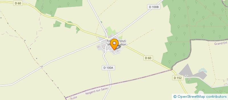 localisation de l'entreprise MADAME NATHALIE HERVIER  LOUAN-VILLEGRUIS-FONTAINE