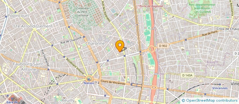 localisation de l'entreprise MADAME NATHALIE HERVIEUX  PARIS