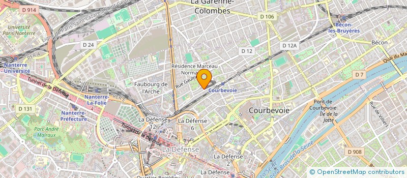 localisation de l'entreprise MADAME NATHALIE HERVOCHON à COURBEVOIE