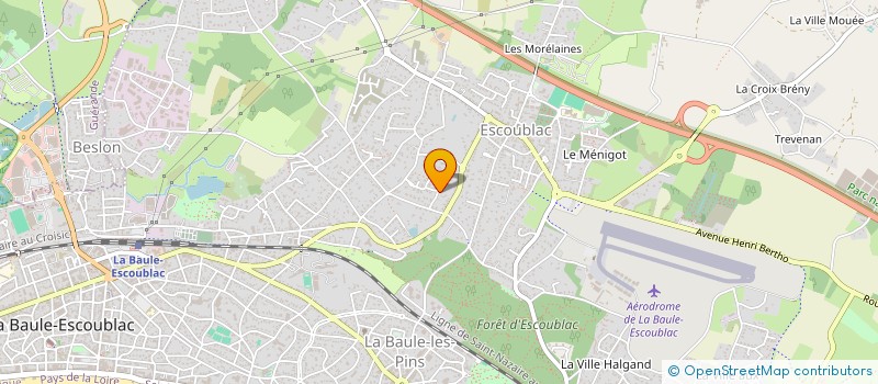 localisation de l'entreprise MADAME NATHALIE HERVOUET à LA BAULE-ESCOUBLAC