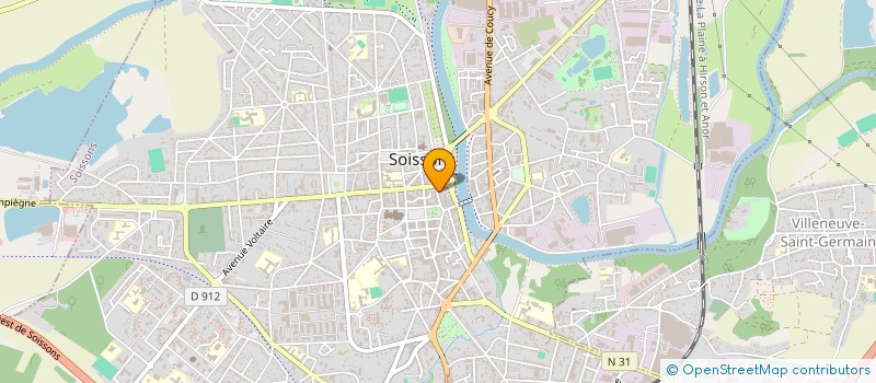 localisation de l'entreprise MADAME NATHALIE HERY à SOISSONS
