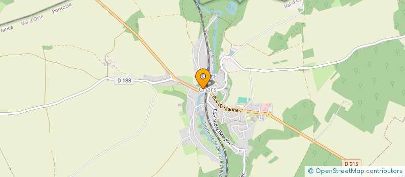 localisation de l'entreprise MADAME NATHALIE HERY IBRELISLE  CHARS