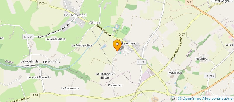 localisation de l'entreprise MADAME NATHALIE HEURTEVENT  GOUVILLE-SUR-MER