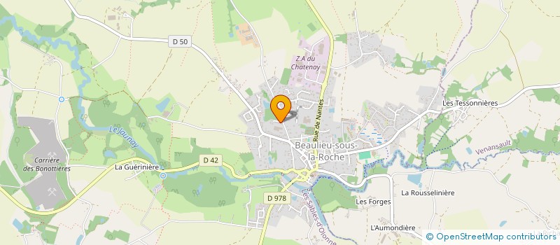 localisation de l'entreprise MADAME NATHALIE HILAIRET  VENANSAULT