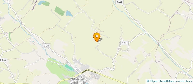 localisation de l'entreprise MADAME NATHALIE HINGANT  AURIAC-SUR-VENDINELLE