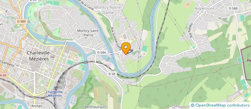 localisation de l'entreprise MADAME NATHALIE HIS  AIGLEMONT