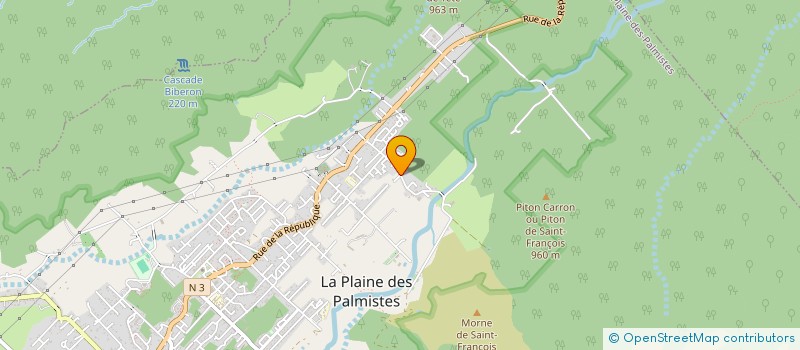 localisation de l'entreprise MADAME NATHALIE HOAREAU à LA PLAINE-DES-PALMISTES