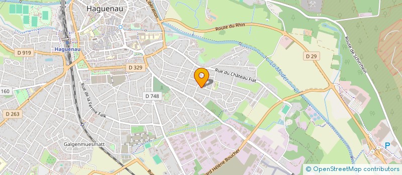 localisation de l'entreprise MADAME NATHALIE HOAREAU  HAGUENAU