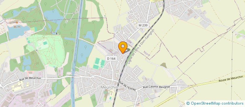 localisation de l'entreprise MADAME NATHALIE HOCHEDEZ  MEURCHIN