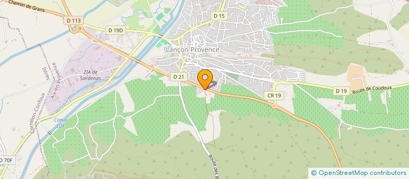 localisation de l'entreprise MADAME NATHALIE HOCQUARD à LANCON-PROVENCE