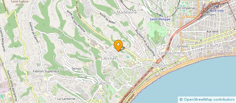 localisation de l'entreprise MADAME NATHALIE HOGU à NICE