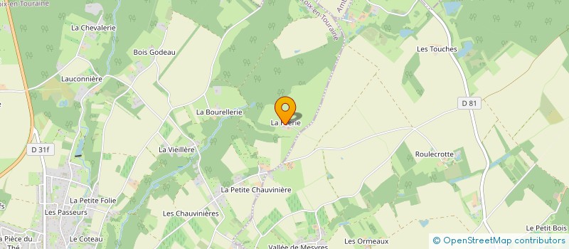 localisation de l'entreprise MADAME NATHALIE HOGUET  LA CROIX-EN-TOURAINE