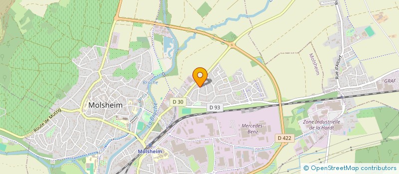 localisation de l'entreprise MADAME NATHALIE HOLLAENDER  DUTTLENHEIM