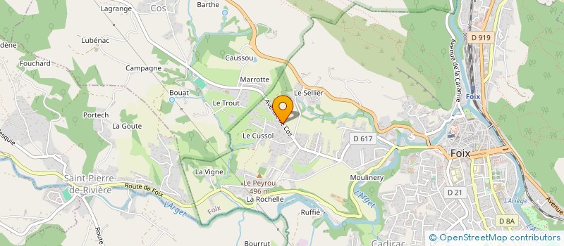 localisation de l'entreprise MADAME NATHALIE HOLLINGER à FOIX