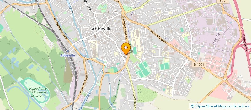 localisation de l'entreprise MADAME NATHALIE HOMBERT à ABBEVILLE