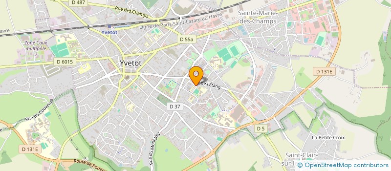 localisation de l'entreprise MADAME NATHALIE HOMMET à YVETOT