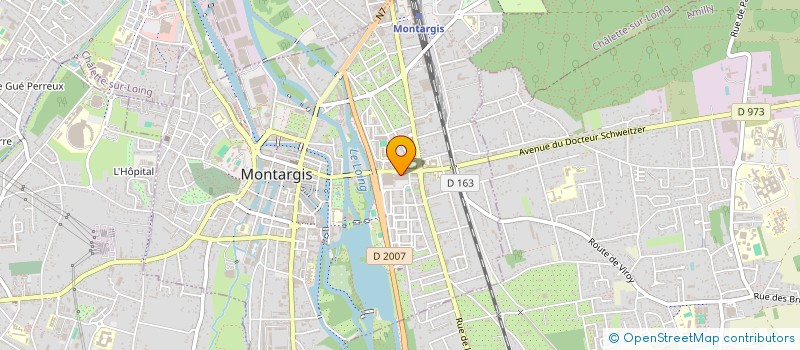 localisation de l'entreprise MADAME NATHALIE HONGNON à MONTARGIS