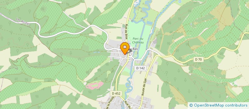 localisation de l'entreprise MADAME NATHALIE HORIOT  LES RICEYS