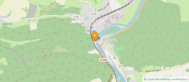 localisation de l'entreprise MADAME NATHALIE HOUILLON  PAYS-DE-CLERVAL