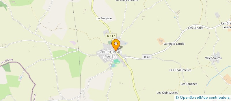 localisation de l'entreprise MADAME NATHALIE HOURIOU  COUETRON-AU-PERCHE