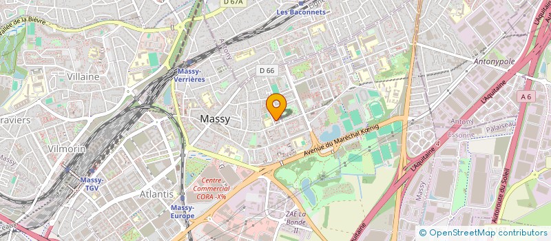 localisation de l'entreprise MADAME NATHALIE HOUZELLE à MASSY